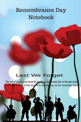 Book cover for Remembrance Day Notebook