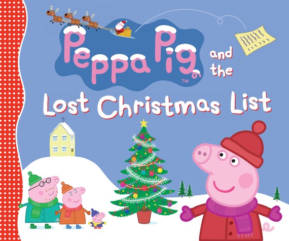Book cover for Peppa Pig and the Lost Christmas List