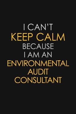 Book cover for I Can't Keep Calm Because I Am An Environmental Audit Consultant