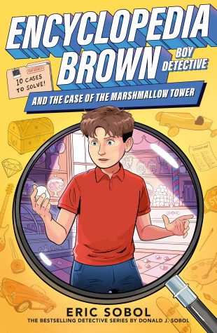 Book cover for Encyclopedia Brown and the Case of the Marshmallow Tower