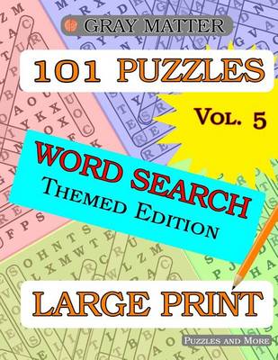 Cover of LARGE PRINT Word Search Puzzles - Volume 5