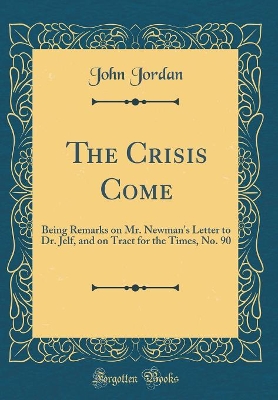 Book cover for The Crisis Come