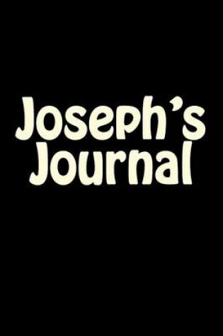 Cover of Joseph's Journal