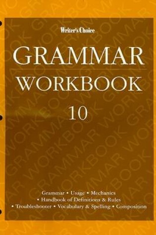 Cover of Writers Choice:Grammar G.10 '96-Wk Bk SE