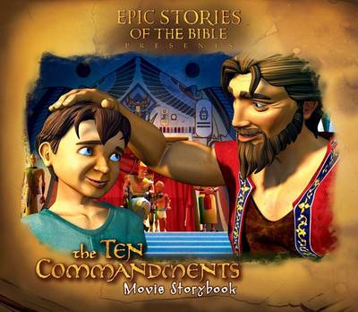 Book cover for The Ten Commandments Movie Storybook