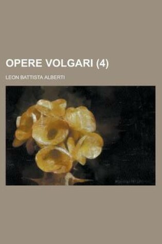 Cover of Opere Volgari (4)