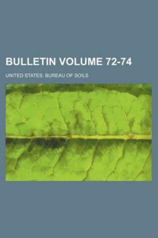 Cover of Bulletin Volume 72-74