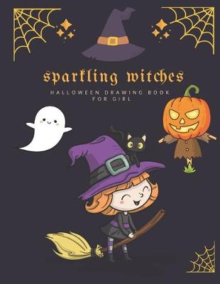 Cover of Halloween Drawing Book For Girl