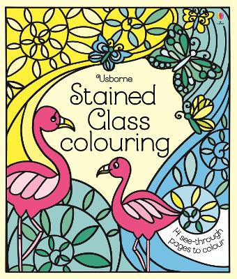 Book cover for Stained Glass Colouring