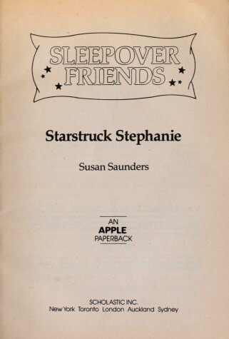 Book cover for Sleepover Friends #21