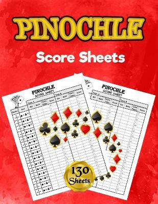 Book cover for Pinochle Score Sheets