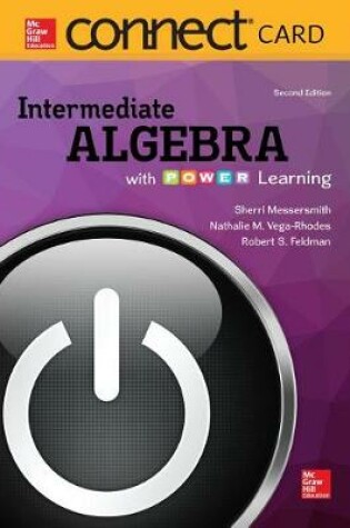 Cover of Connect Math Hosted by Aleks 52 Weeks Access Card for Intermediate Algebra with P.O.W.E.R. Learning