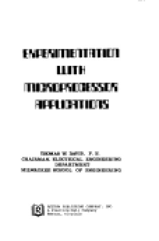 Cover of Experimentation with Microprocessor Applications