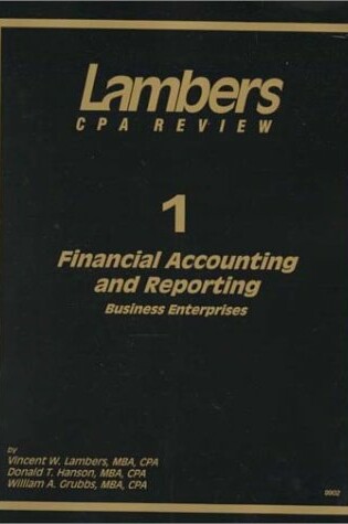 Cover of Cpa Exam Preparation: Financial Accounting and Reporting