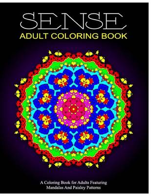 Book cover for SENSE ADULT COLORING BOOK - Vol.8