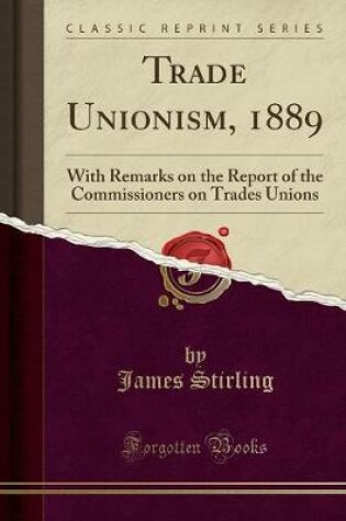 Cover of Trade Unionism, 1889