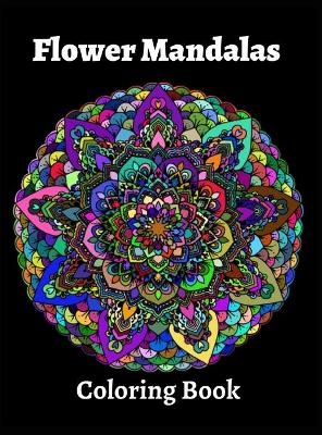 Book cover for Flower Mandalas Coloring Book