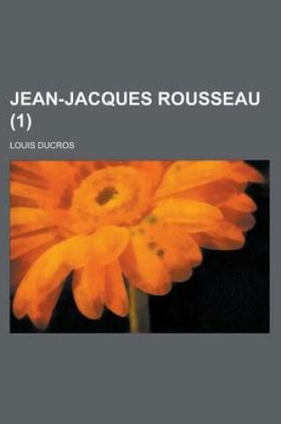 Cover of Jean-Jacques Rousseau (1)