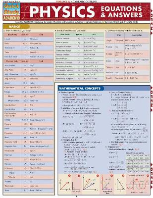 Book cover for Physics Equations & Answers