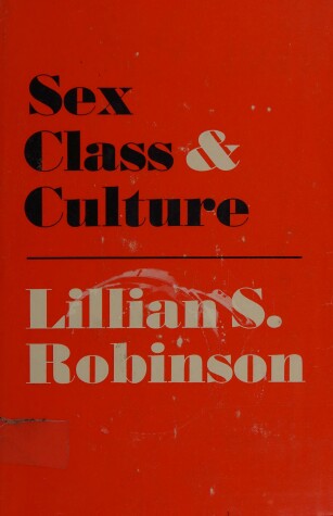 Book cover for Sex, Class and Culture