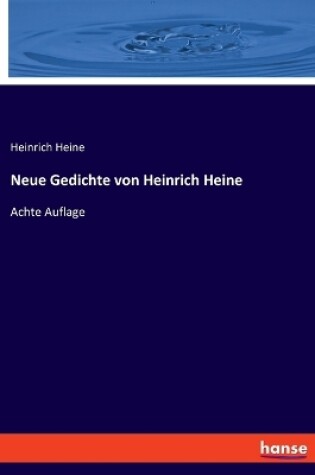 Cover of Neue Gedichte von Heinrich Heine