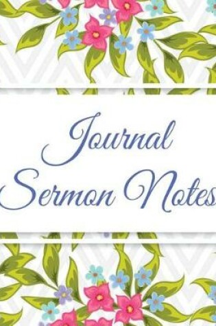 Cover of Journal Sermon Notes