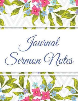 Book cover for Journal Sermon Notes