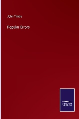 Cover of Popular Errors