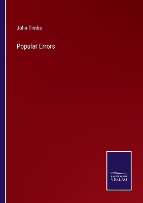 Book cover for Popular Errors