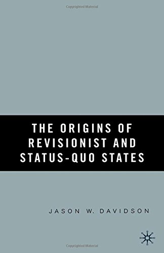 Book cover for The Origins of Revisionist and Status-Quo States