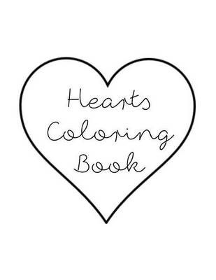 Book cover for Hearts Coloring Book