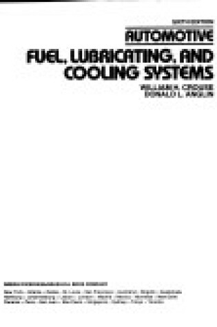 Cover of Automotive Fuel, Lubricating and Cooling Systems