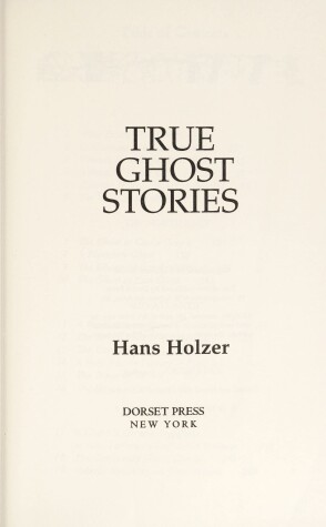 Book cover for Best True Ghost Stories