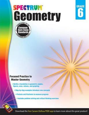 Book cover for Spectrum Geometry, Grade 6