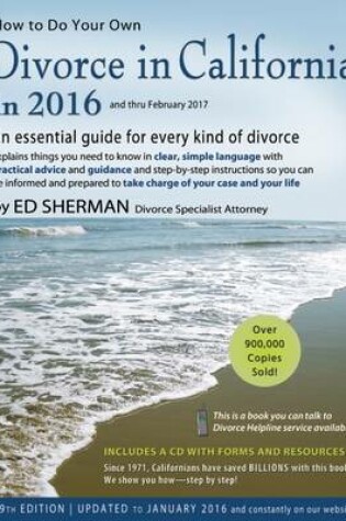Cover of How to Do Your Own Divorce in California in 2016
