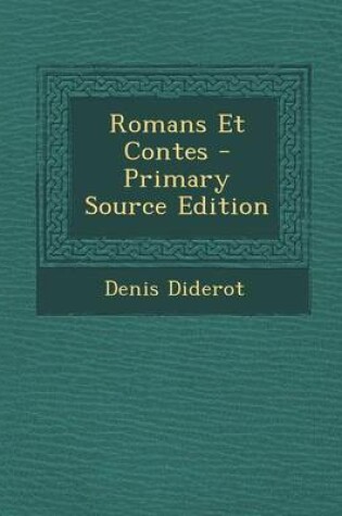 Cover of Romans Et Contes