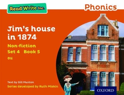 Book cover for Read Write Inc. Phonics: Jim's House in 1874 (Orange Set 4 Non-fiction 5)