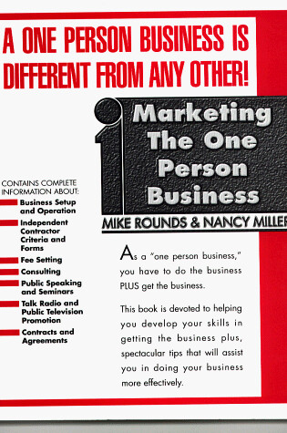 Cover of Marketing the One Person Business