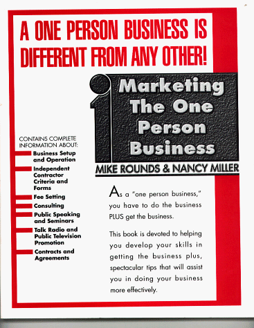 Book cover for Marketing the One Person Business