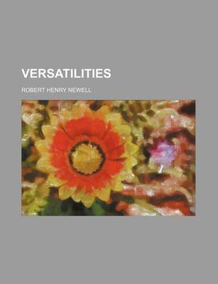 Book cover for Versatilities