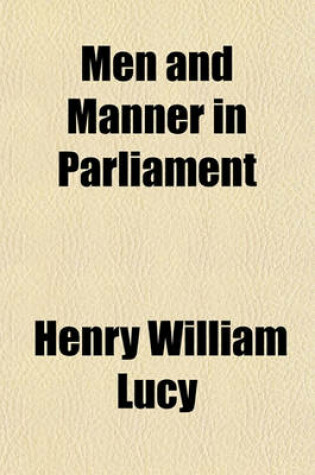 Cover of Men and Manner in Parliament