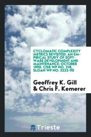 Cover of Cyclomatic Complexity Metrics Revisited