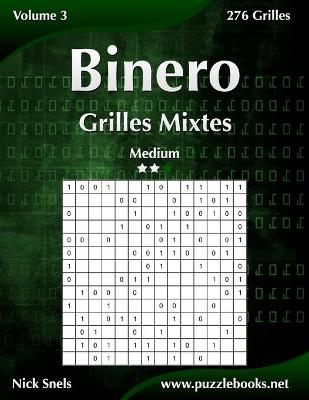 Cover of Binero Grilles Mixtes - Medium - Volume 3 - 276 Grilles