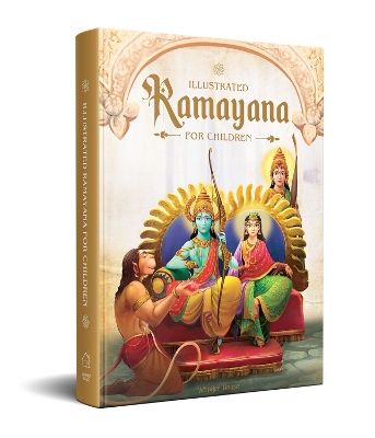 Book cover for Illustrated Ramayana for Children