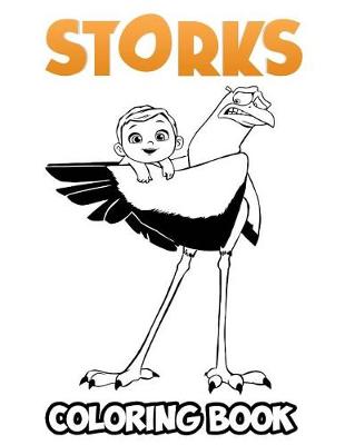 Book cover for Storks Coloring Book