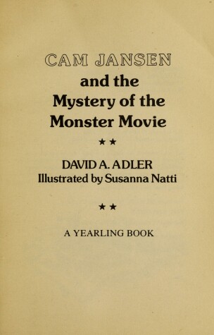 Book cover for Cj & Mystery/Monster Movie