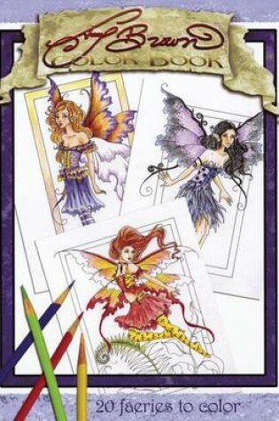 Cover of Amy Brown Faeries Coloring Book