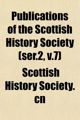 Book cover for Publications of the Scottish History Society Volume 44