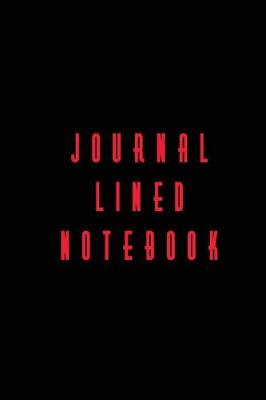 Book cover for Journal Lined Notebook