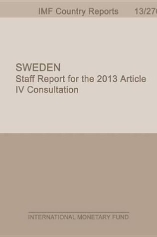 Cover of Sweden: 2013 Article IV Consultation